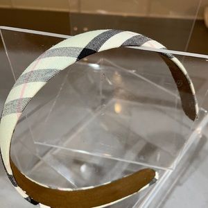 Green plaid brand new headband OS